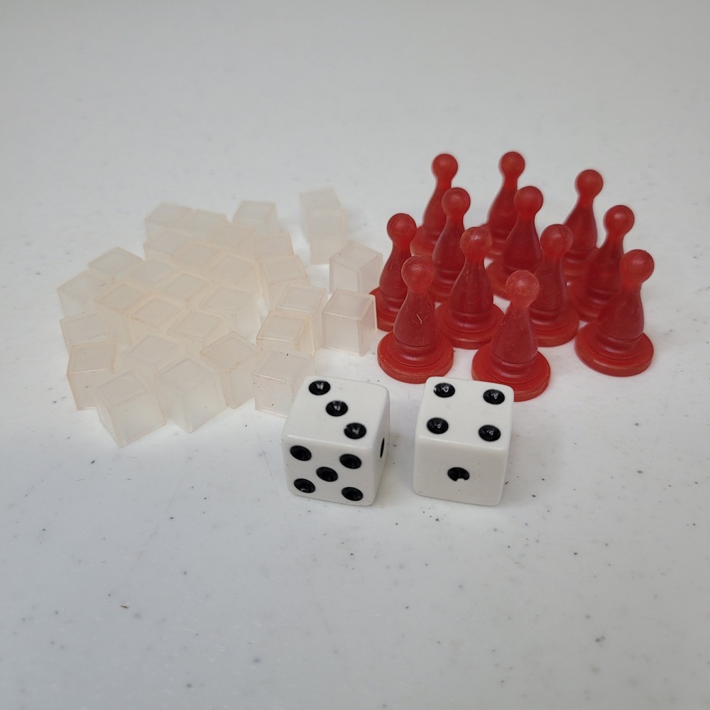 Cocktail Opoly Drink Game Replacement Tokens House‎ Hotel Dice